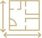 Floor plan layout of Willow Dale Wellness Village Suites, showing room arrangements and amenities.